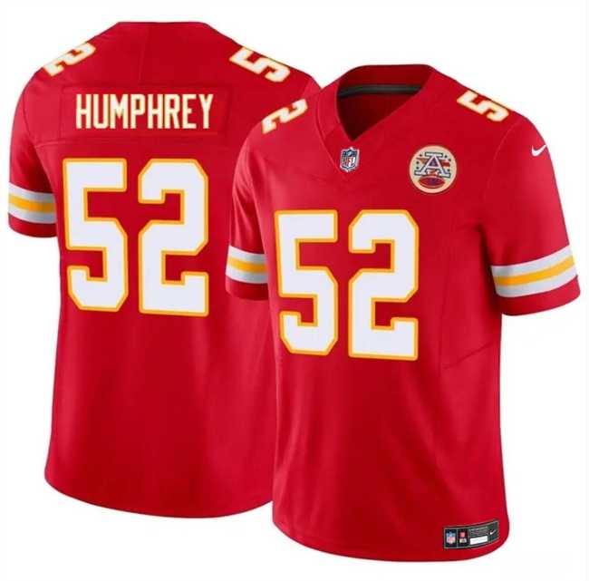 Men & Women & Youth Kansas City Chiefs #52 Creed Humphrey Red 2024 F.U.S.E Vapor Untouchable Limited Stitched Football Jersey,We sell and wholesale Men & Women & Youth Kansas City Chiefs #52 Creed Humphrey Red 2024 F.U.S.E Vapor Untouchable Limited Stitched Football Jersey on line form chian!